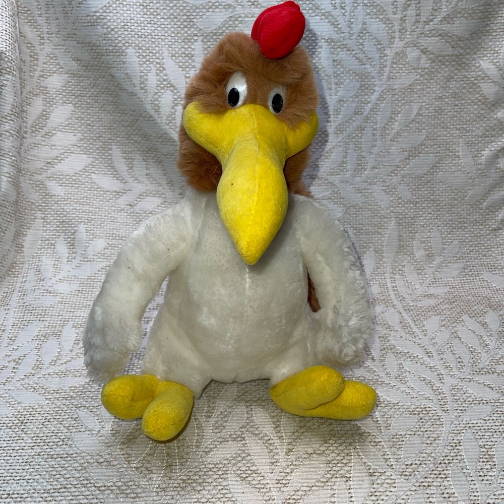 Foghorn Leghorn 11" Vintage 1990 Warner Bros Looney Tunes Plush Stuffed Rooster
